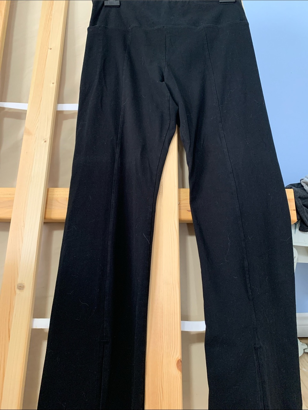 Hollister Black Women's Leggings with High Waist Panel